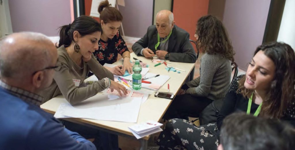 I workshop per la co-creazione di servizi innovativi durante l'evento UN Urban Thinkers Campus organizzato da PUSH e il Comune di Palermo nel 2017