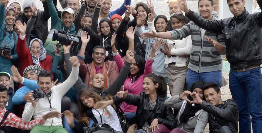 Momenti degli atelier formativi del Festival Handifilm di Rabat