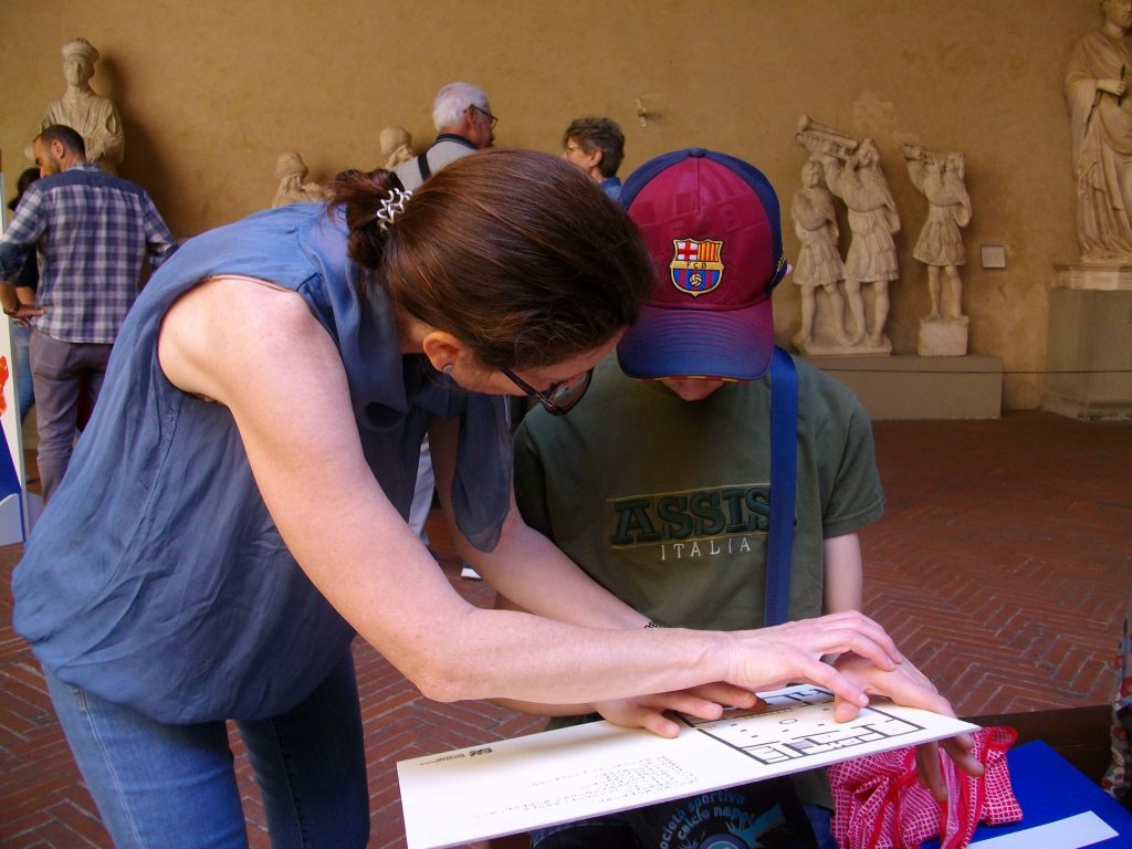 Riproduzione in p.i.a.f. delle piantine del Museo del Bargello