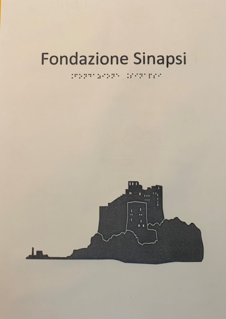 Libro Castello di Baia in nero, in p.i.a.f. e in Braille
