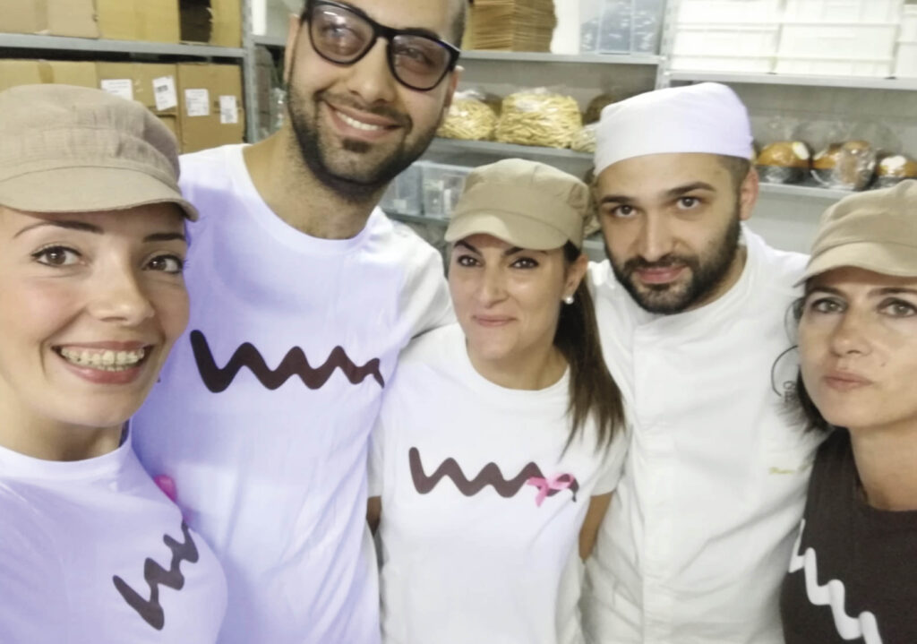 Lo staff (non al completo) del Forno Sammarco.