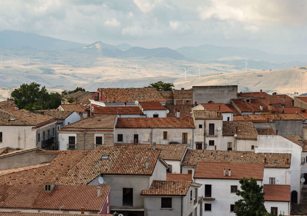 una veduta di bisaccia