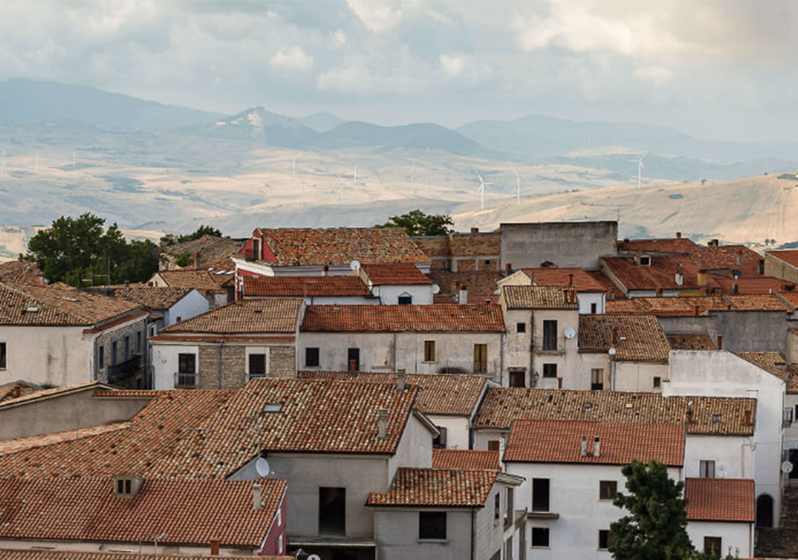 una veduta di bisaccia
