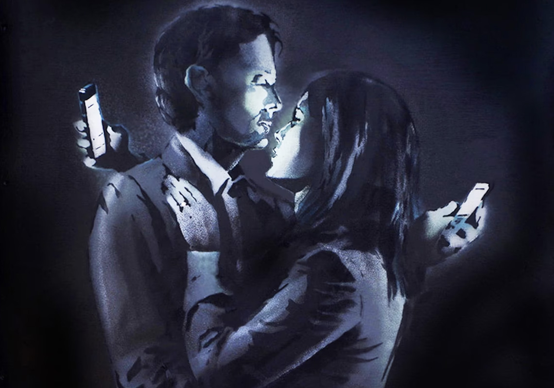 Mobile lovers Banksy