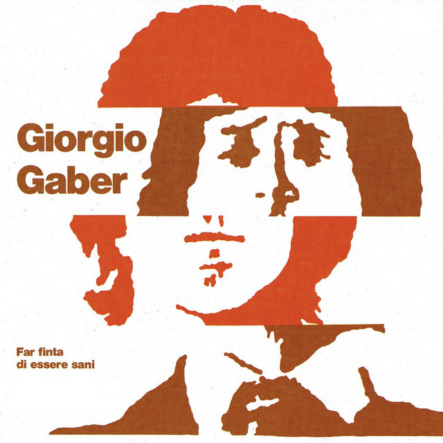 Copertina dell’album Far finta di esser sani di Giorgio Gaber