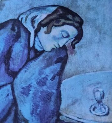 Orione 29 - Colore - Pablo Picasso: La bevitrice appassionata - 1902