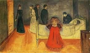 Edvar Munch: La madre morta e la
bambina —1897/99