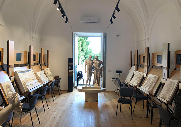 Panoramica della sala del Museo Eidos