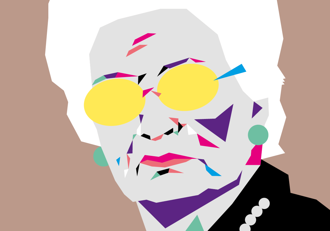 Immagine di copertina dedicata a Rita Levi di Montalcini - Illustrazione di Bruna Pallante, Studio Motive.ink
