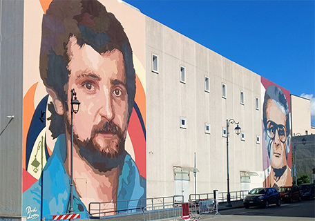 Murales dedicato a Tonino Esposito Ferraioli