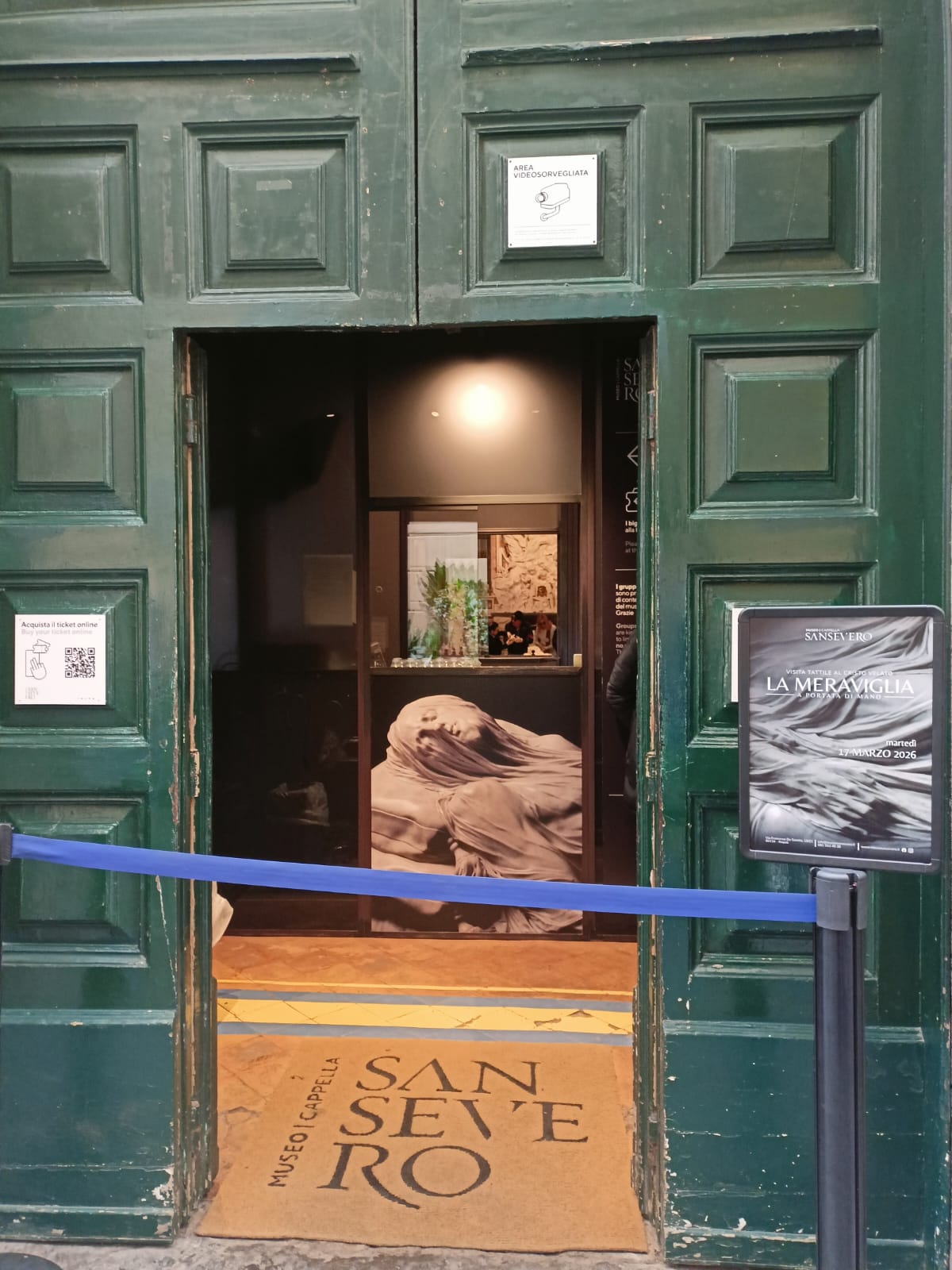L’ingresso del Museo Cappella Sansevero